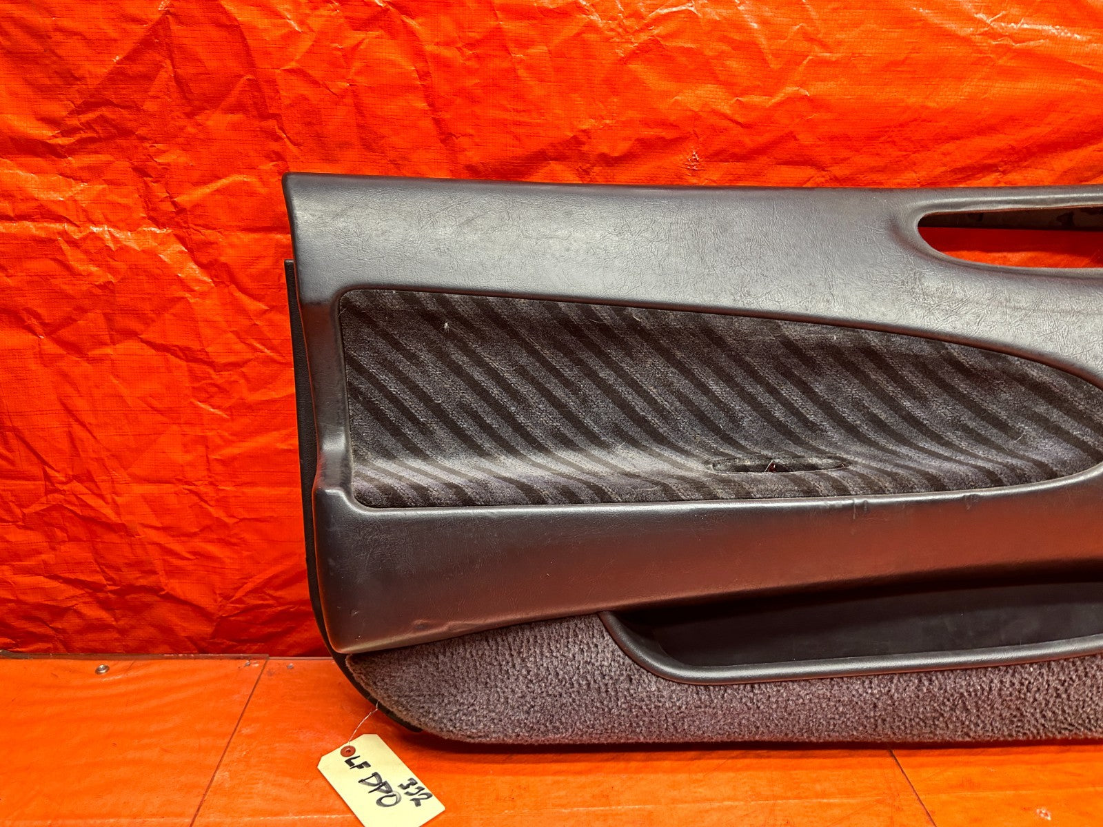 92 96 HONDA PRELUDE LEFT DRIVER DOOR PANEL CARD INSERT LINER OEM #3326