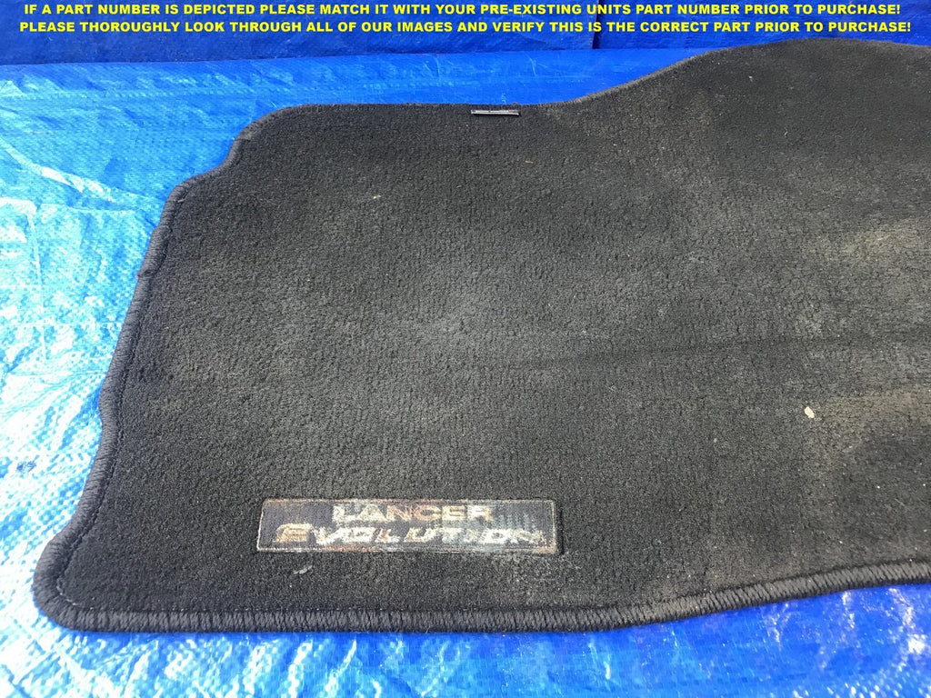 OEM 2008 08 MITSUBISHI EVOLUTION EVO X 10 PASSENGER RIGHT FRONT FLOOR MAT3