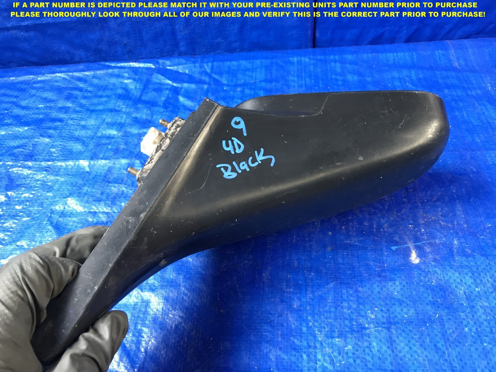 OEM 1996 97 1998 1999 2000 HONDA CIVIC SEDAN PASSENGER RIGHT SIDE VIEW MIRROR _3