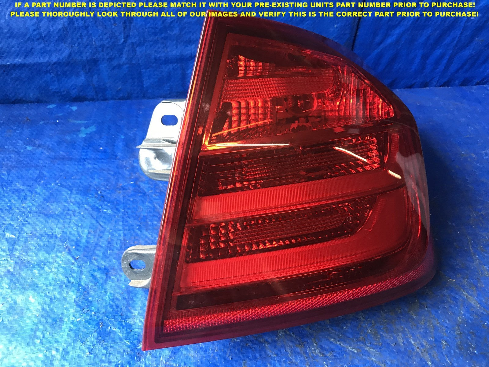 OEM 2012 2013 2014 2015 BMW 328i 330i 335i PASSENGER RIGHT TAIL LIGHT1