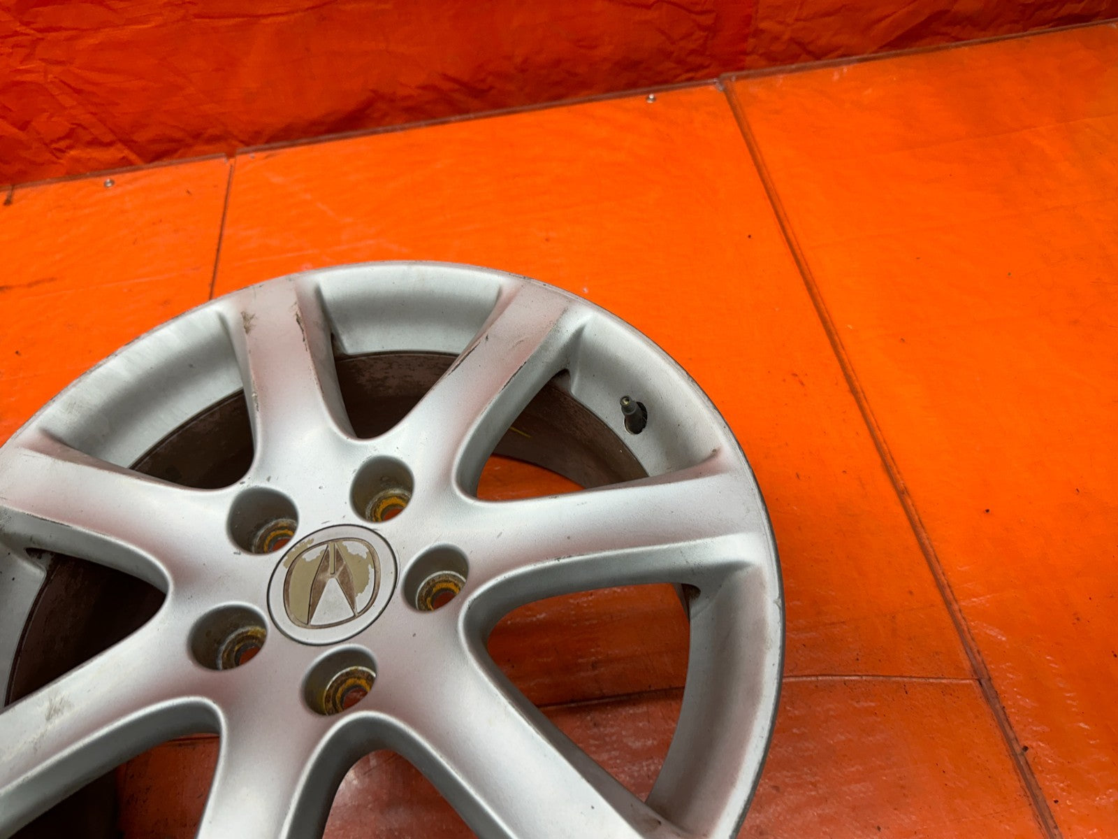 04 08 ACURA TSX 2.4L 17 INCH 7 SPOKE ALLOY WHEEL RIM 17x7 5x114.3 OEM FACTORY  36