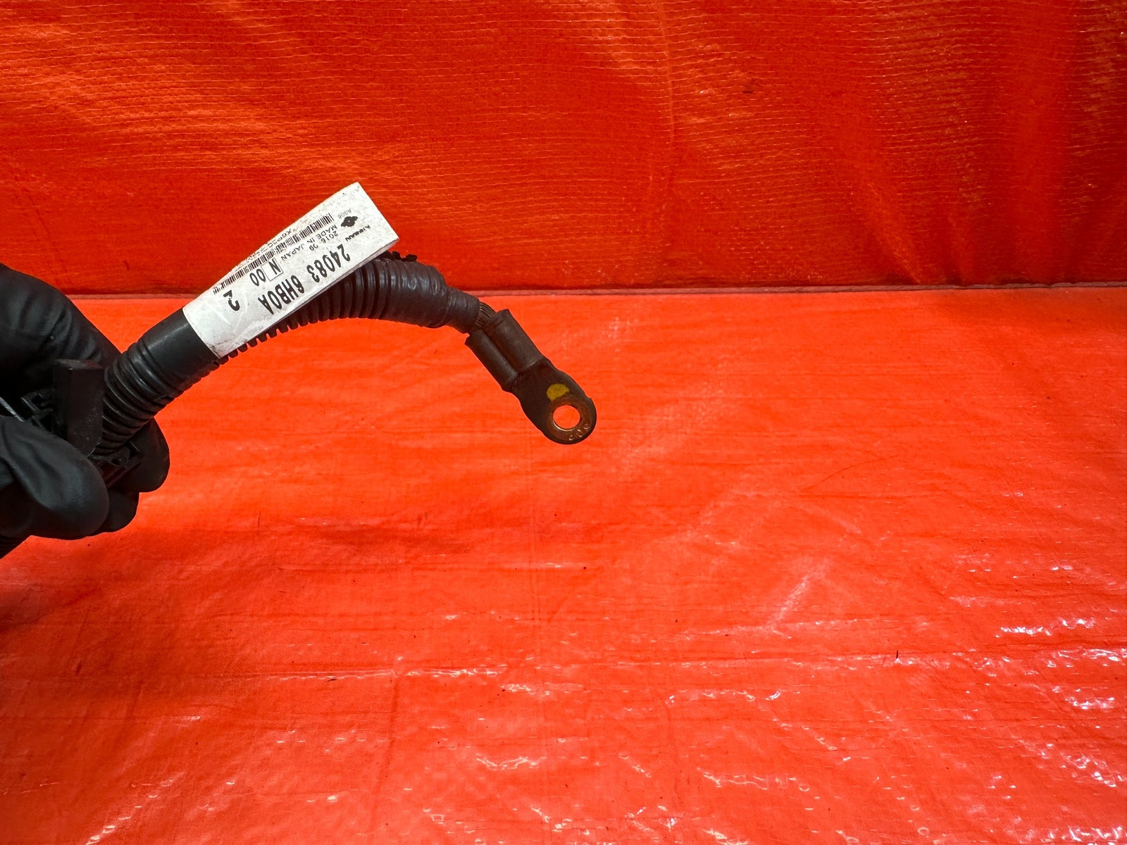2017 17 INFINITI Q50 RED SPORT 400    BATTERY EARTH WIRE GROUND CABLE   OEM #1858
