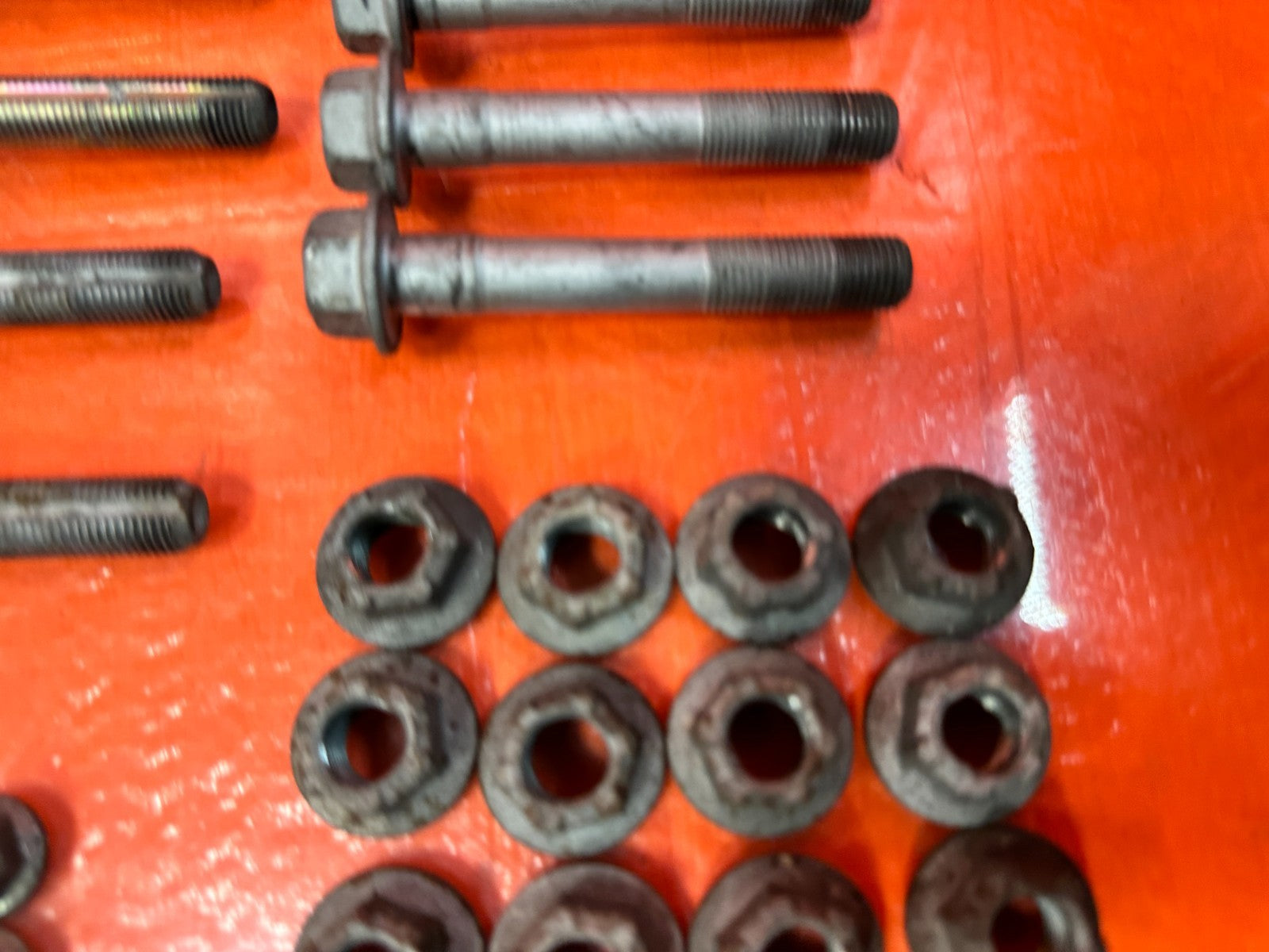 08 15 INFINITI G37 & Q60 COMPLETE REAR CONTROL AR CAMBER CASTER BOLTS OEM 3119