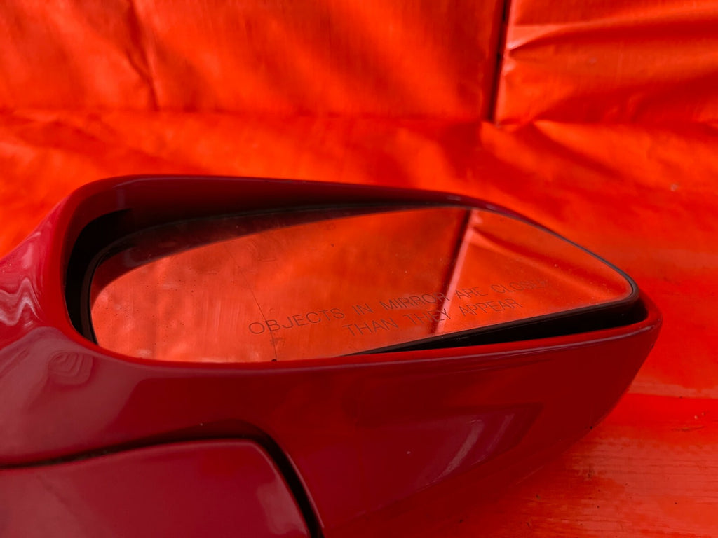 03 05 TOYOTA CELICA GT & GT S   PASSENGER RIGHT SIDE VIEW MIRROR   RED   OEM OE8