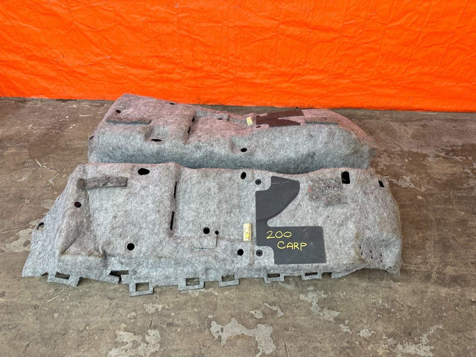 17 20 INFINITI Q60   INTERIOR FLOOR CARPET RUG MAT   BLACK IN COLOR   OEM #20017