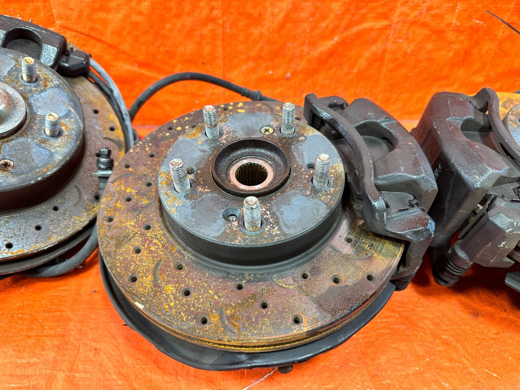 01 05 HONDA CIVIC 32MM EP3 5x114.3 5 LUG CONVERSION SPINDLES KNUCKLES HUBS OEM  3