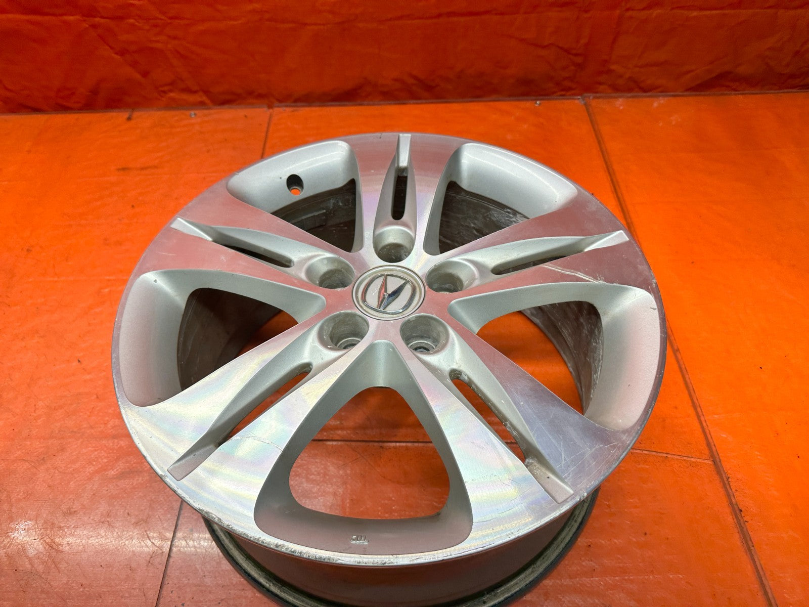 09 14 ACURA TSX V6 18 INCH 5 SPOKE ALLOY WHEEL RIM 18x8 5x114.3 OEM FACTORY  211