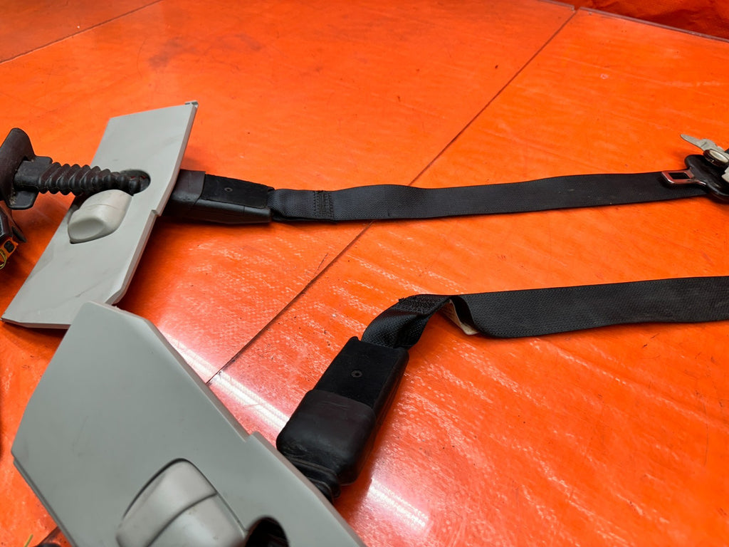 14 23 INFINITI Q50 LEFT & RIGHT FRONT SEAT BELTS SAFETY BELT BLACK OEM FACTORY 14