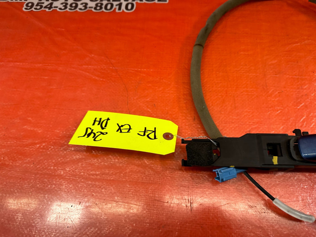 08 13 INFINITI G37 COUPE 2D   RIGHT FRONT EXTERIOR DOOR HANDLE   OEM #2456