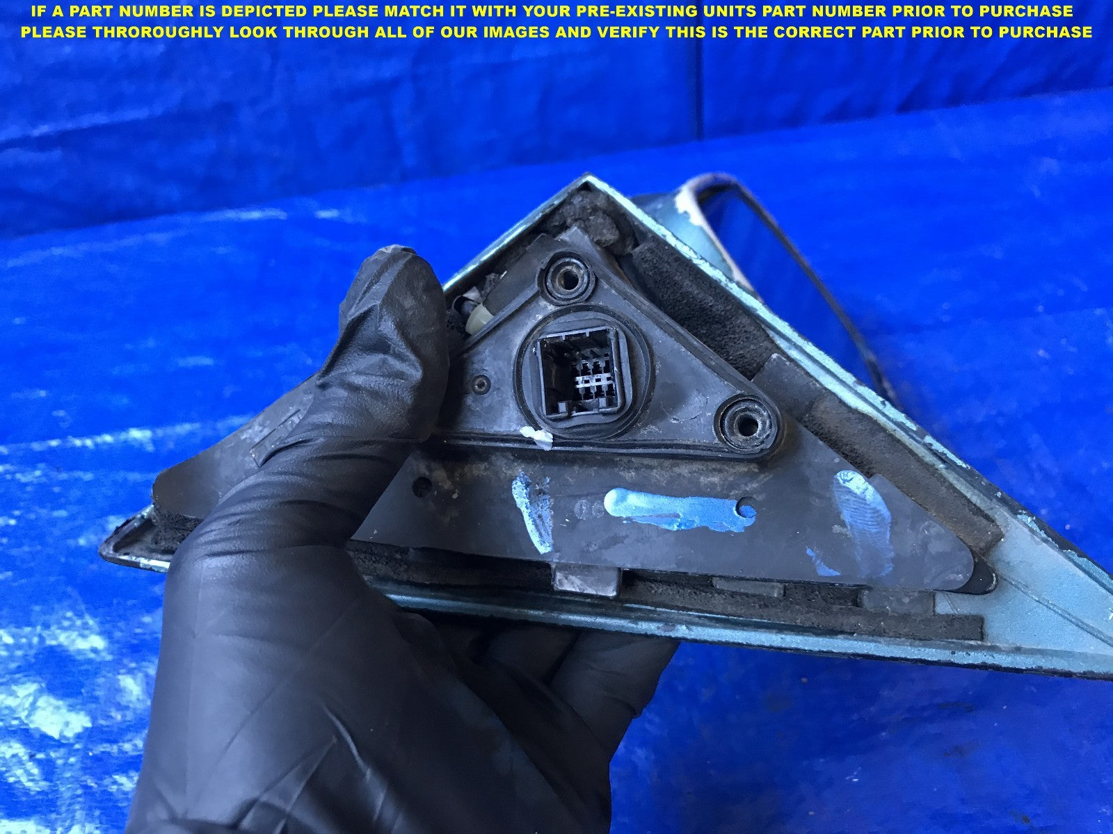 OEM 1990 1991 1992 1993 HONDA ACCORD DRIVER LEFT SIDE VIEW MIRROR       BIN 11 4