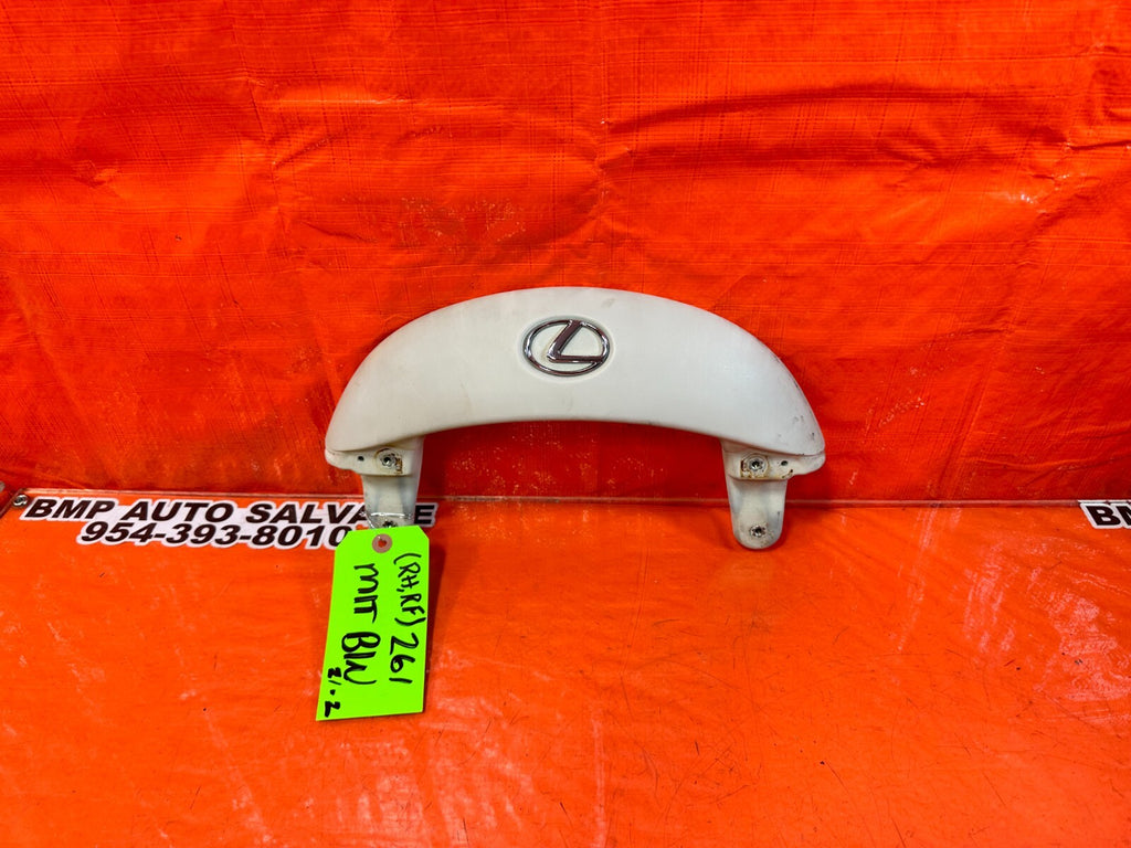 02 06 LEXUS SC430   LEFT OR RIGHT FRONT SEAT   UPPER TRIM   ECRU   OEM #2610