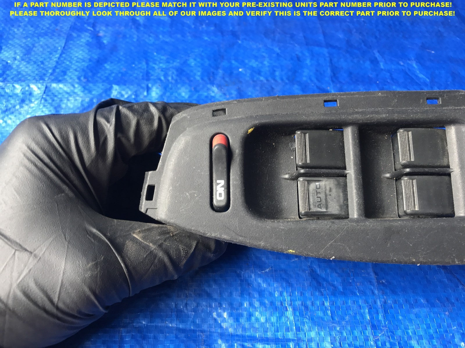 OEM 1996 1997 1998 1999 00 HONDA CIVIC SEDAN DRIVER LEFT MASTER WINDOW SWITCH   2