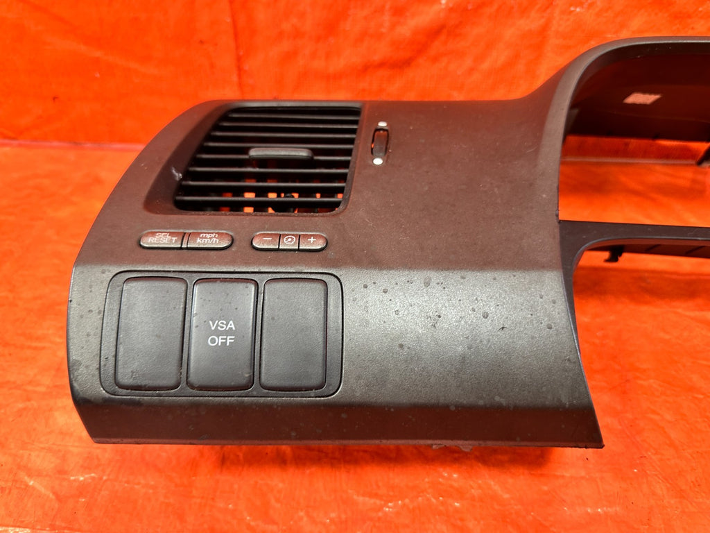 06 11 HONDA CIVIC COUPE & SEDAN   INSTRUMENT GAUGE CLUSTER BEZEL TRIM OEM #3005