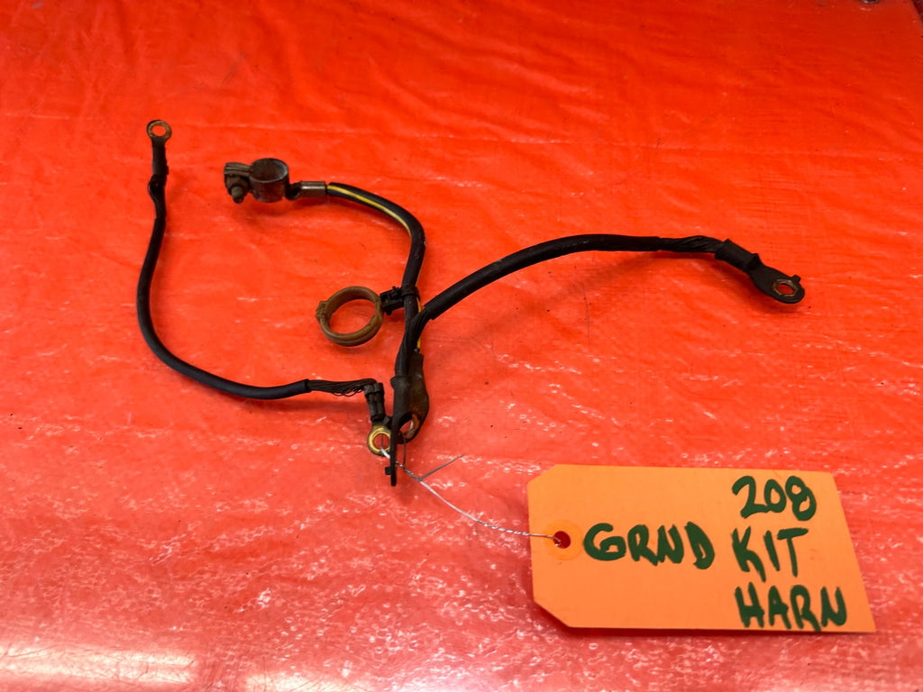 96 00 HONDA CIVIC NEGATIVE TERMINAL TRANSMISSION AND VALVE COVER GROUNDS OEM 2086