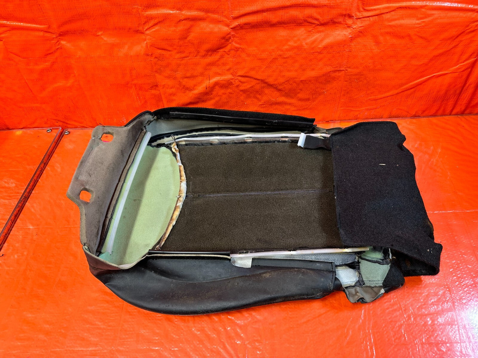 11 15 INFINITI G37 CONVERTIBLE   PASSENGER RIGHT FRONT LOWER SEAT COVER SKIN OEM9