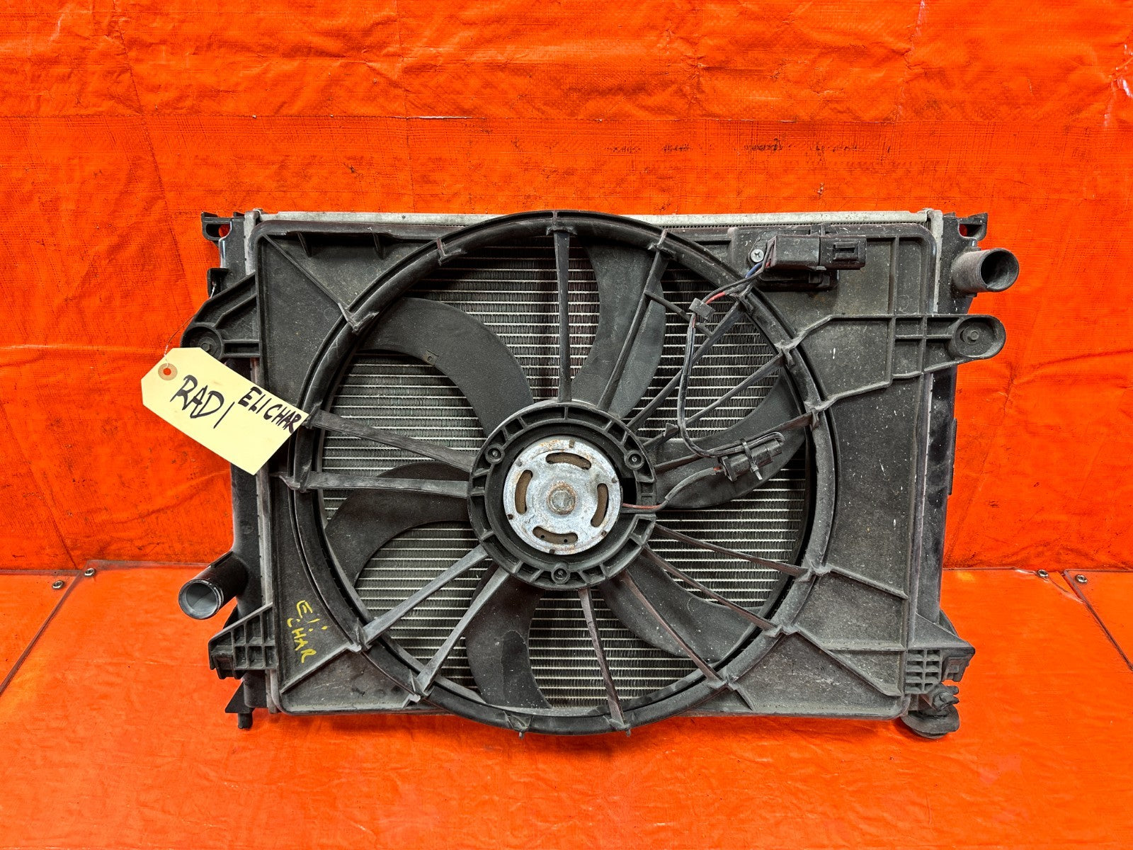 18 20 DODGE CHARGER GT 6 CYLINDER MODEL   RADIATOR WITH FAN   OEM #3LI0