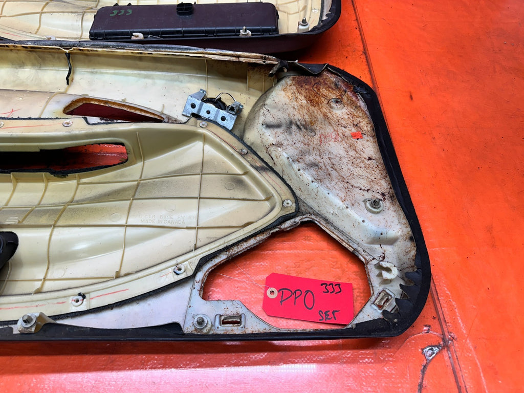 92 95 HONDA CIVIC EX 2D   INTERIOR DOOR PANELS CARDS LEFT RIGHT   OEM #33319