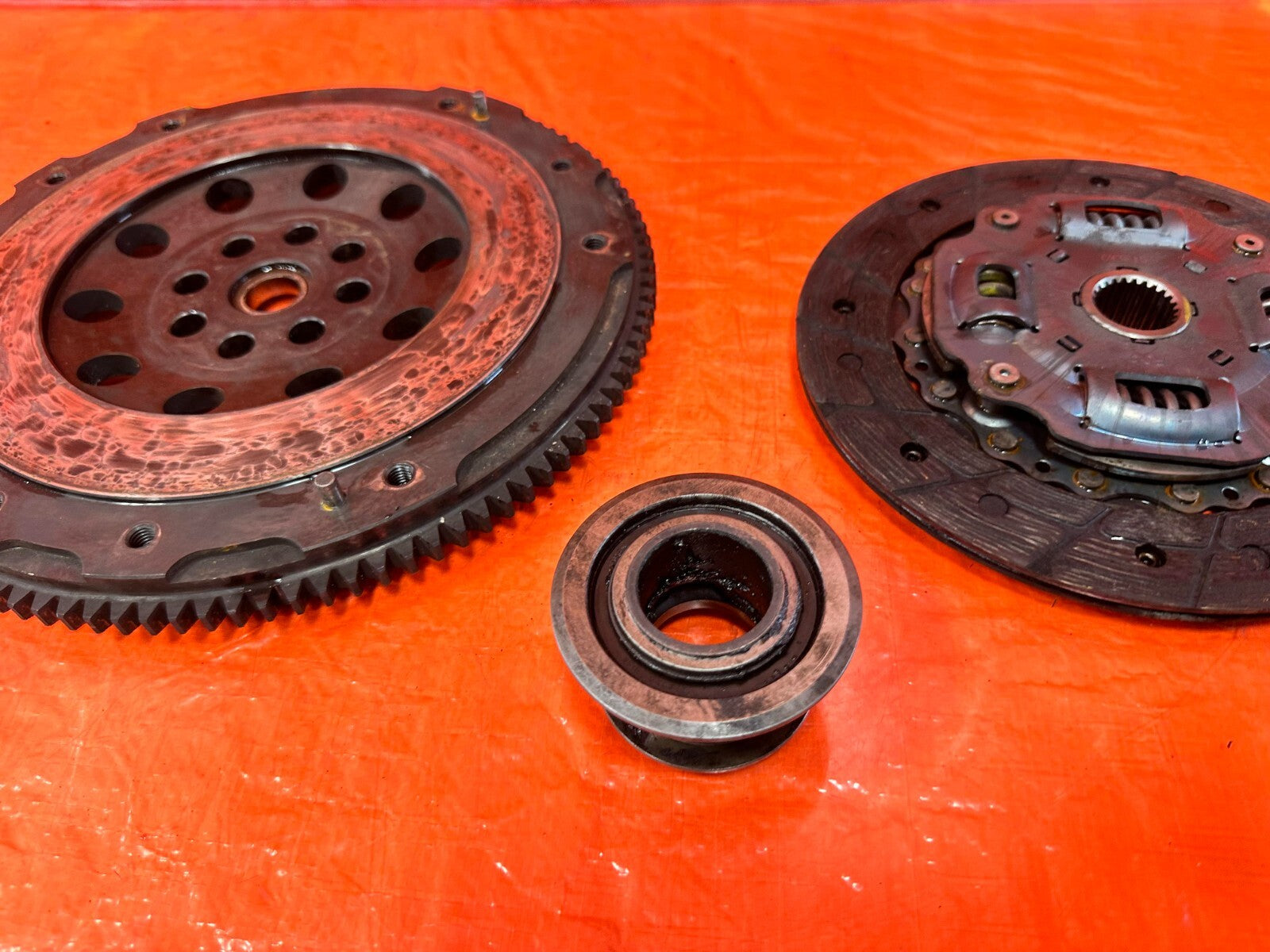 00 09 HONDA S2000 ACT VLUTCH 4 SPRING W/ PRESSURE PLATE & LIGHT WEIGHT FLYWHEEL5