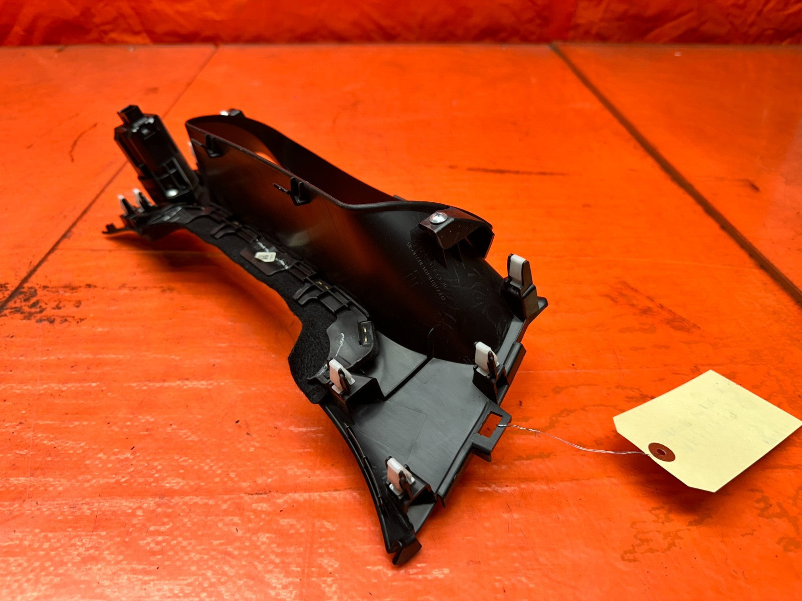 13 15 HONDA CIVIC SI 4D 2.4L GAUGE CLUSTER BEZEL TRIM W/ RED PUSH START OEM #3349