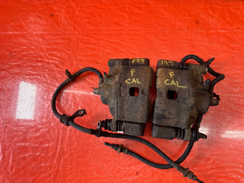 92 93 HONDA CIVIC HATCHBACK   FRONT BRAKE CALIPERS   LEFT RIGHT CALIPER OEM #1998