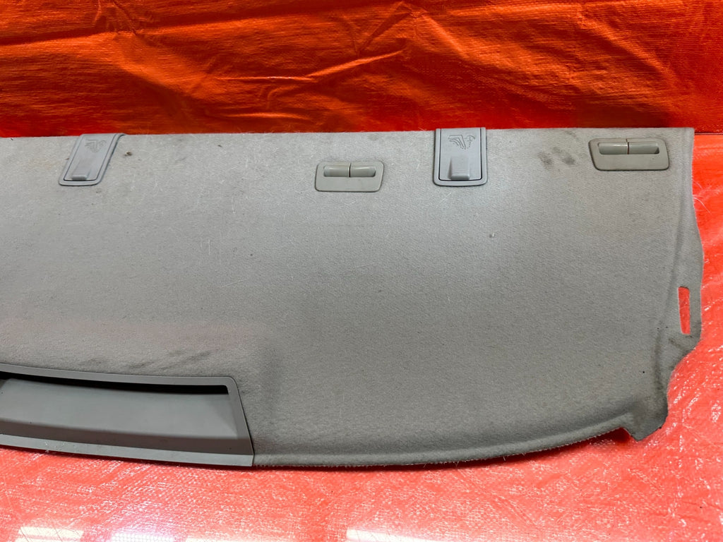 07 13 INFINITI G35 G37 SEDAN   REAR SPEAKER COVER TRAY LINER TRIM   GRAY OEM 1925