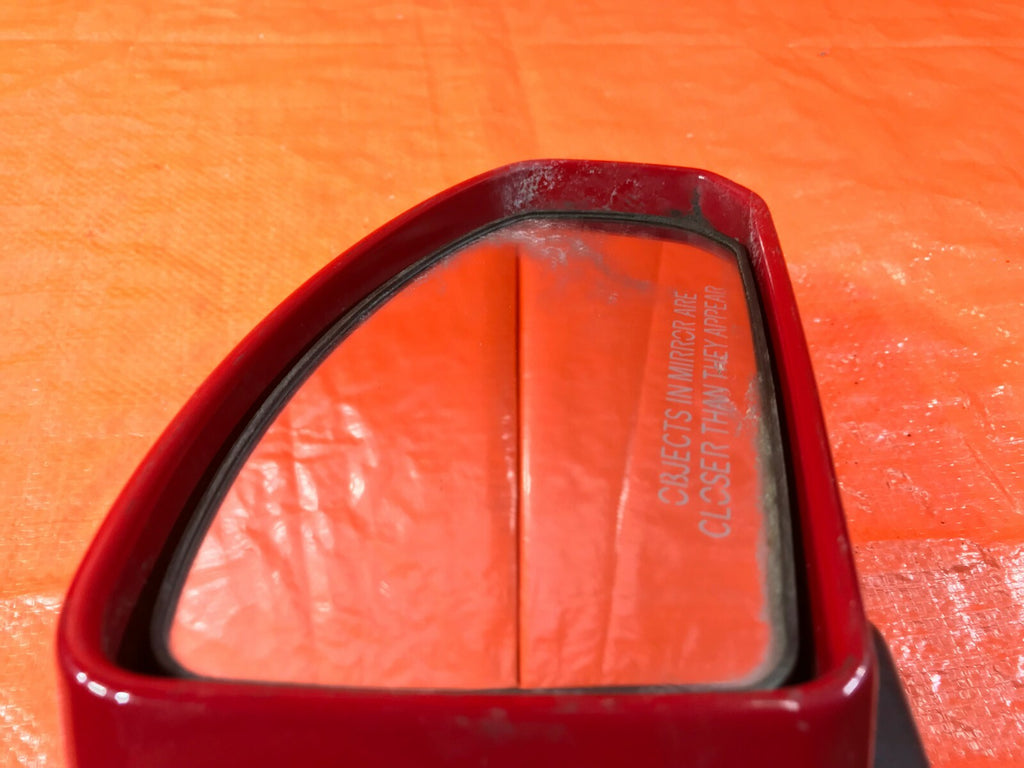 OEM 2003 2004 2005 G35   COUPE   PASSENGER RIGHT SIDE VIEW MIRROR   RED 8