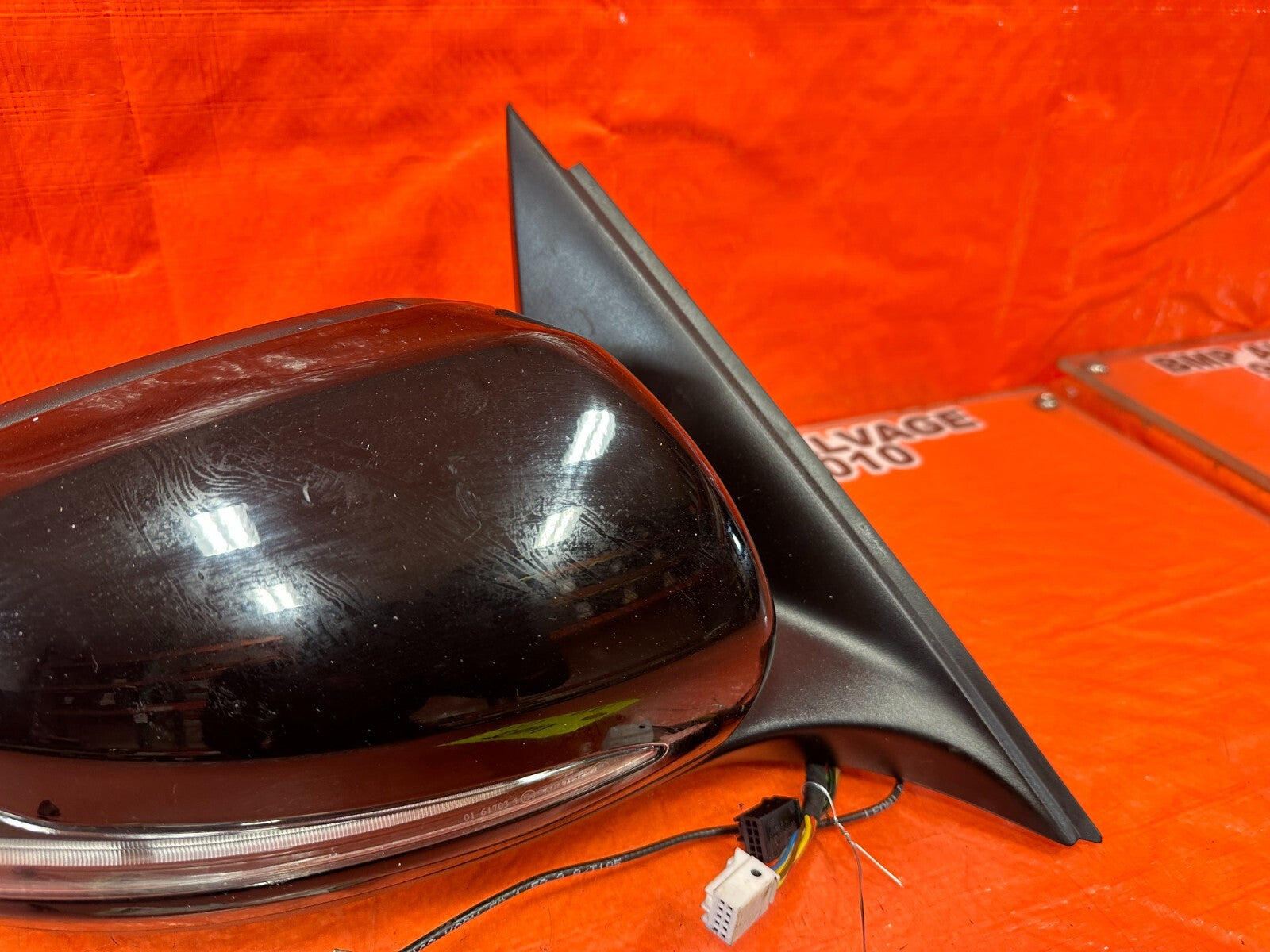 15 16 MERCEDES BENZ C63 AMG   PASSENGER RIGHT SIDE VIEW MIRROR W/ BLIND SPOT OEM8