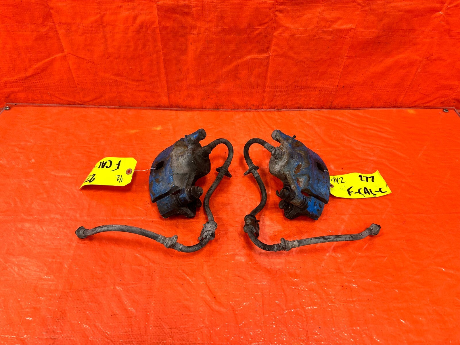 88 89 HONDA CRX DX SI   FRONT BRAKE CALIPERS   LEFT RIGHT CALIPER SET    OEM 2770