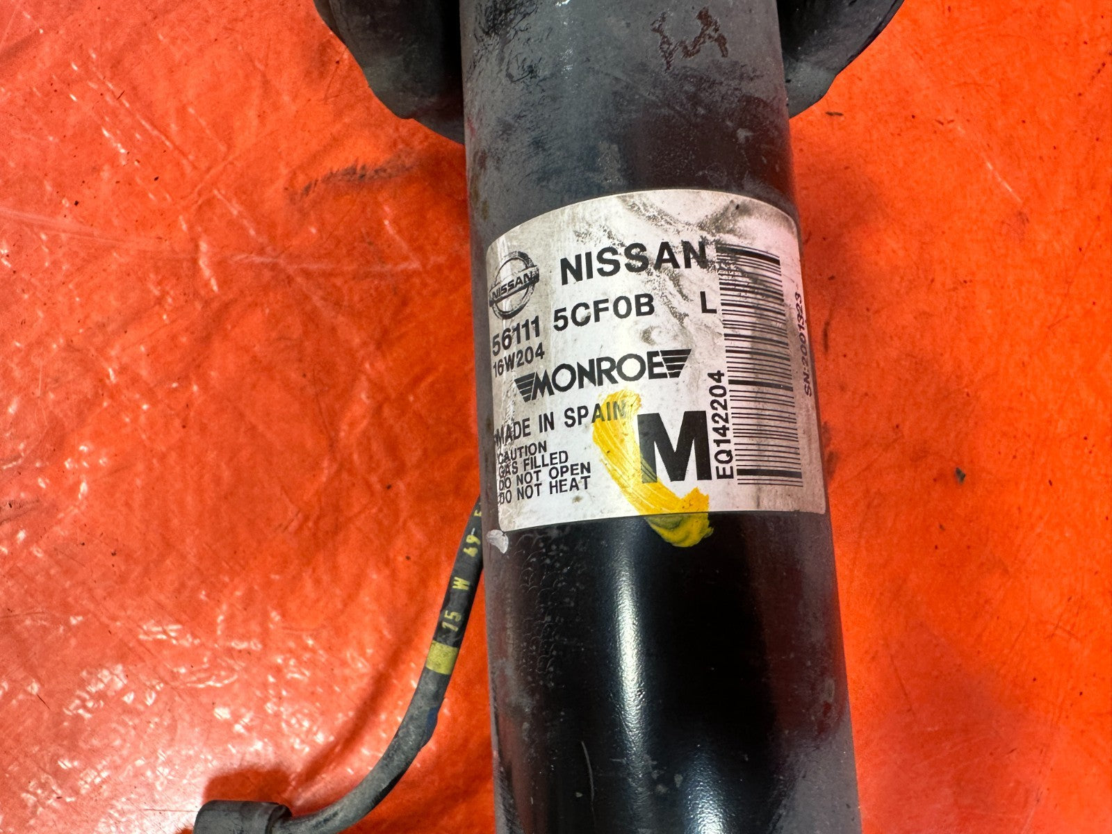 16 20 INFINITI Q50   SPORT RED SPORT   RWD   DRIVER LEFT FRONT SHOCK AND SPRING2