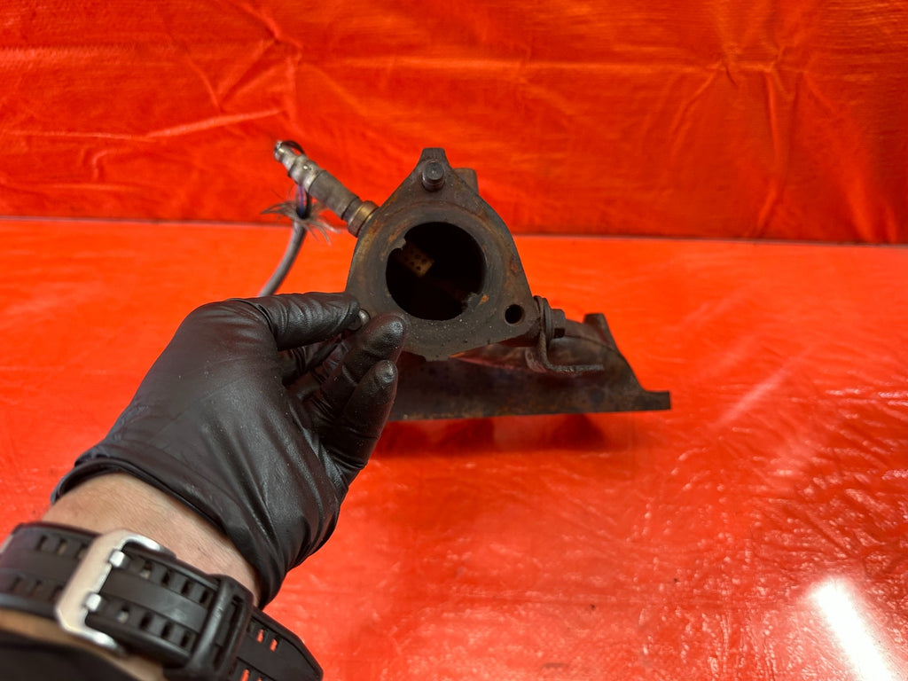 95 97 HONDA ODYSSEY   EXHAUST MANIFOLD HEADER W/ HEAT SHIELD   OEM FACTORY #1969