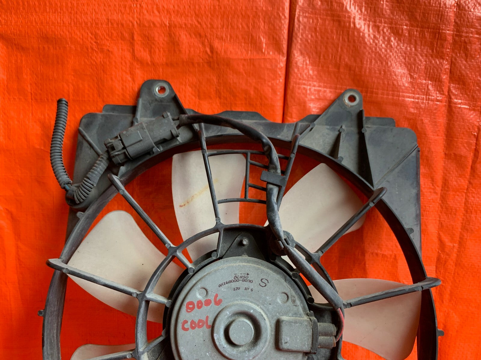 06 11  HONDA CIVIC SI COUPE   K20Z3 HVAC AIR CONDITIONING AC CONDENSER FAN OEM5