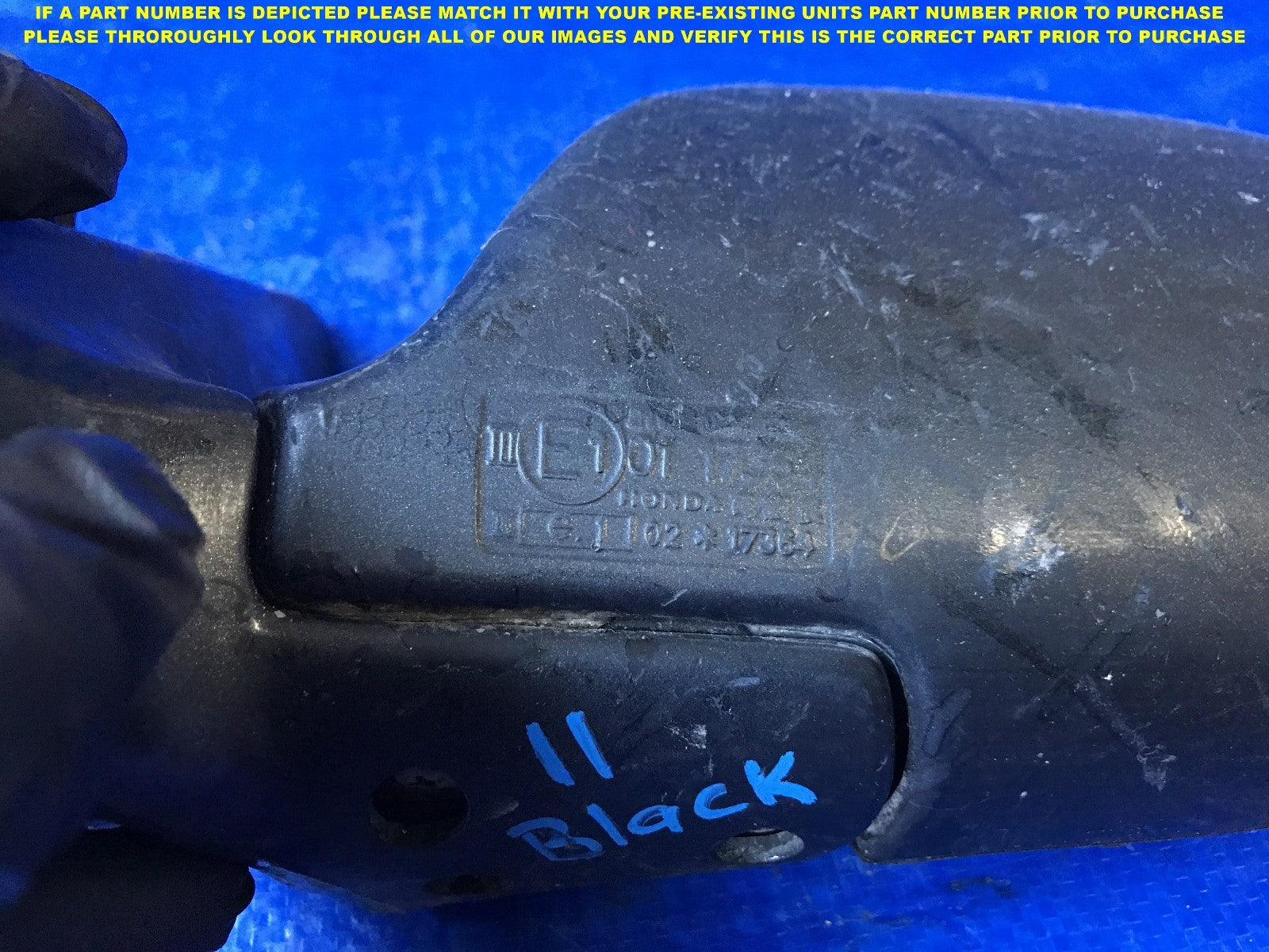 OEM 1990 1991 1992 1993 HONDA ACCORD DRIVER LEFT SIDE VIEW MIRROR _4