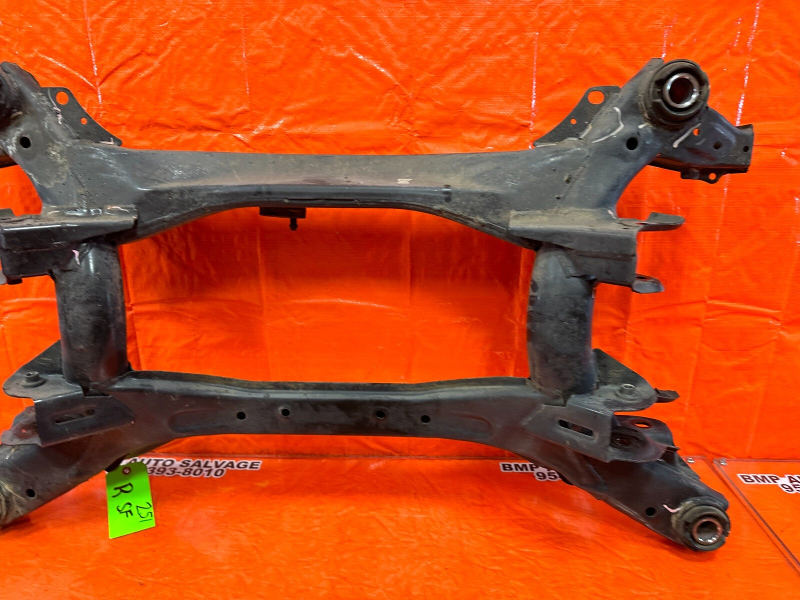 08 12 HONDA ACCORD SEDAN 2.4L   REAR SUBFRAME CROSSMEMBER K FRAME   OEM #25113