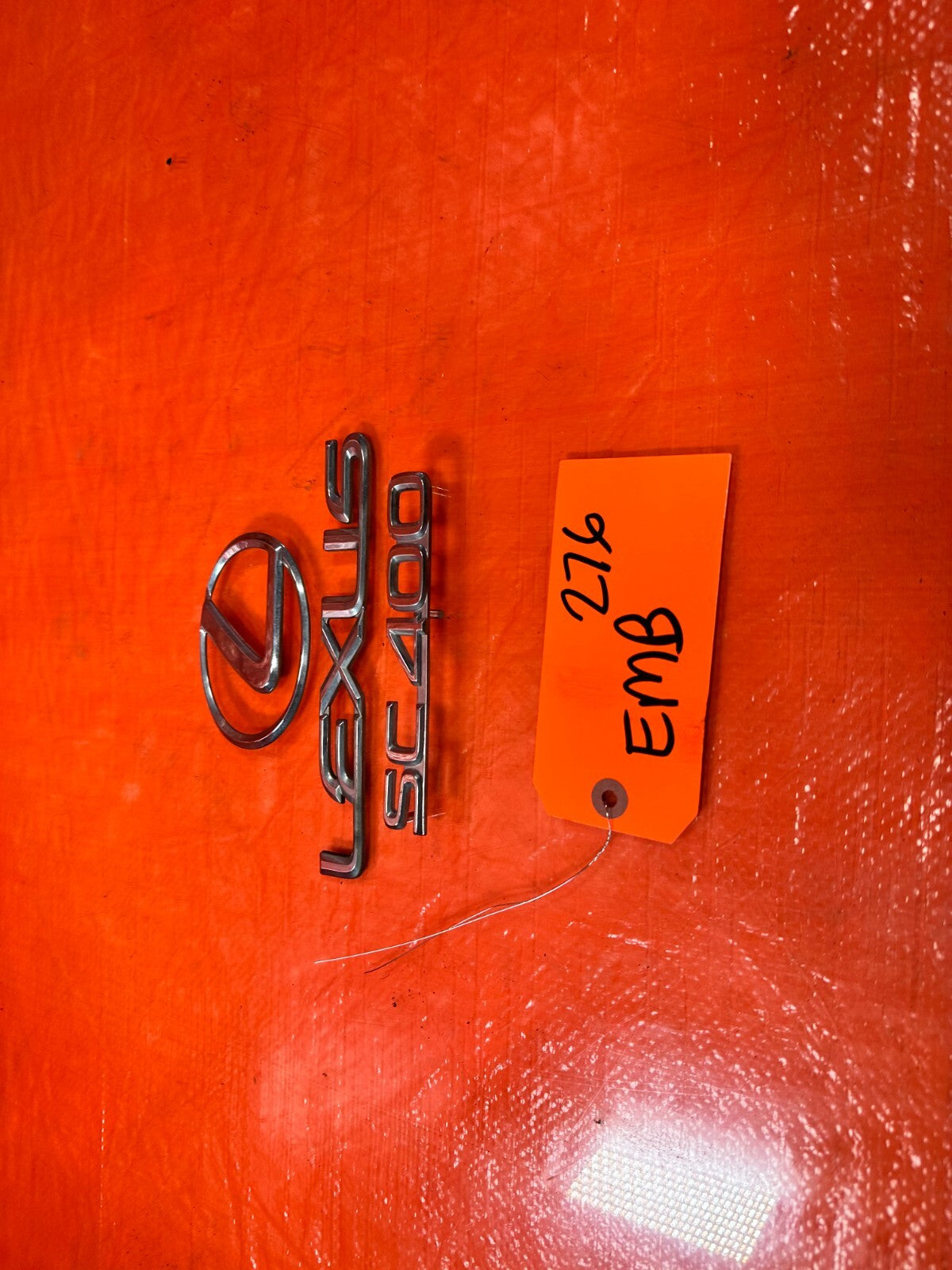 92 00 LEXUS SC400   EMBLE MBADGE INSIGNIA   LEXUS   SC400 & L   OEM #2764