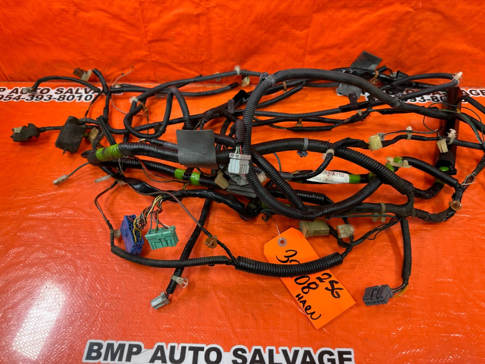 1994 94 HONDA DEL SOL   INTERIOR FLOOR WIRING HARNESS WIRE LOOM OEM FACTORY #2565