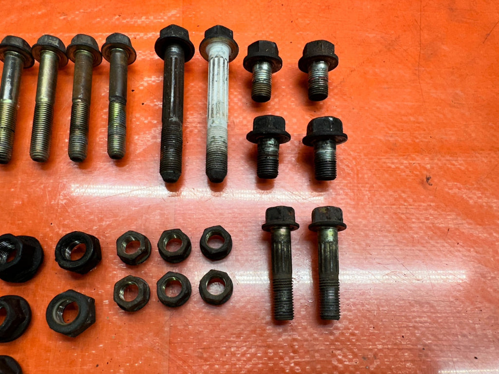 97 01 HONDA PRELUDE 2.2L FRONT KNUCKLE SPINDLE CONTROL ARM BOLTS OEM #3366