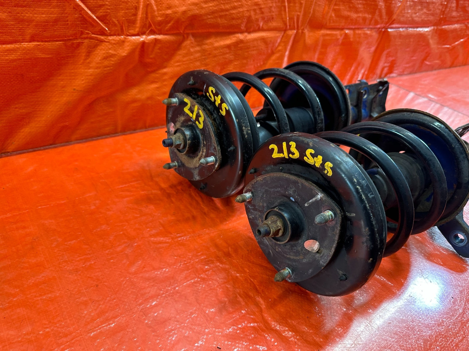 02 05 HONDA CIVIC SI EP3 HATCH   FRONT SHOCKS & SPRINGS LEFT & RIGHT FACTORY 21310