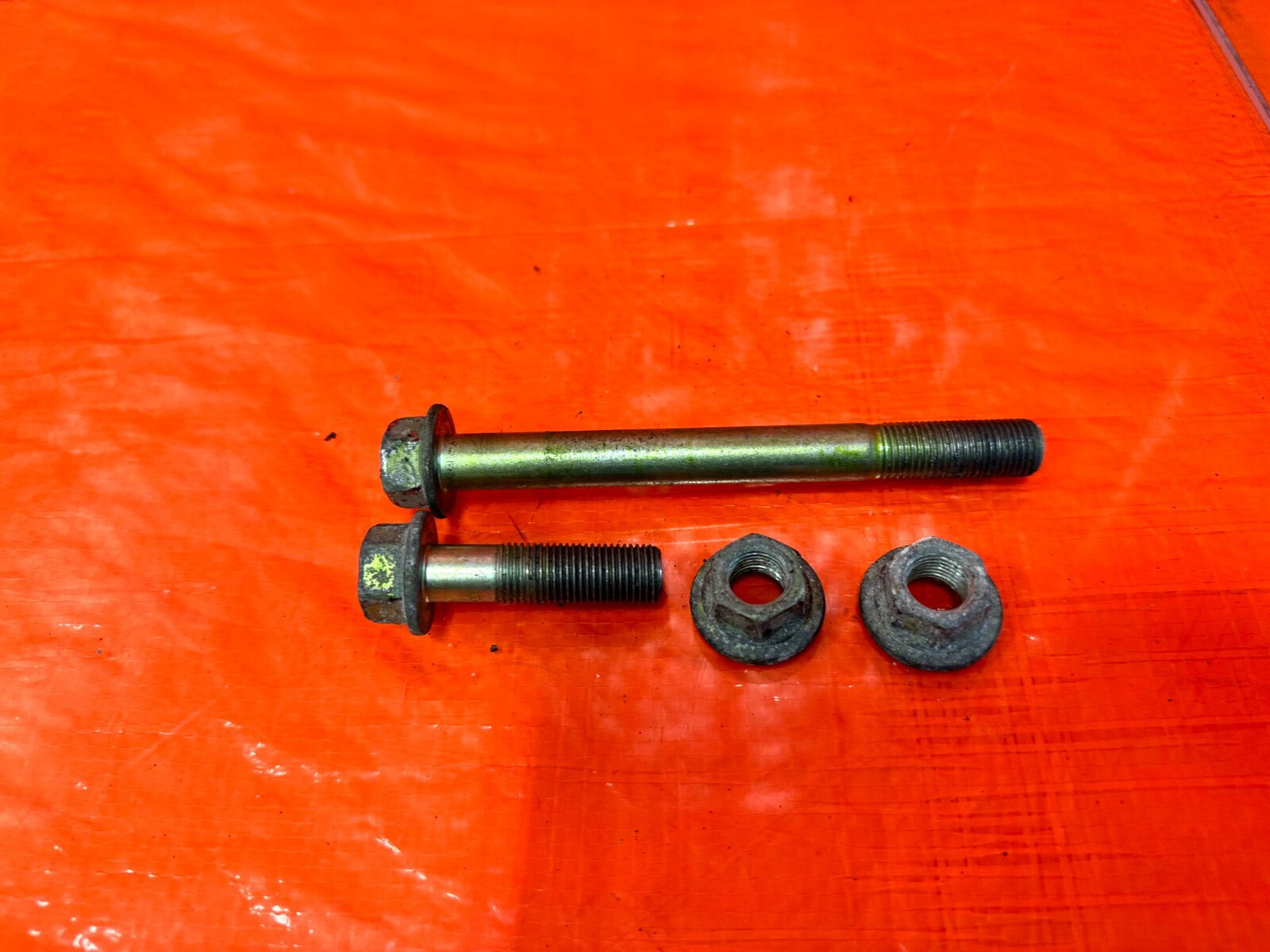 12 15 HONDA CIVIC SI   K24Z7 DRIVER LEFT MOTOR MOUNT BOLT SET BOLTS   OEM #2695
