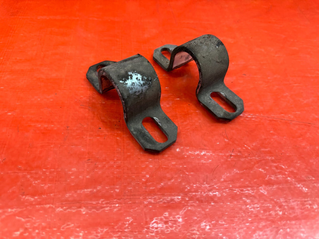 09 12 LANCER EVOLUTION X EVO 10 FRONT SWAY BAR MOUNTING BRACKETS LEFT RIGHT #2064