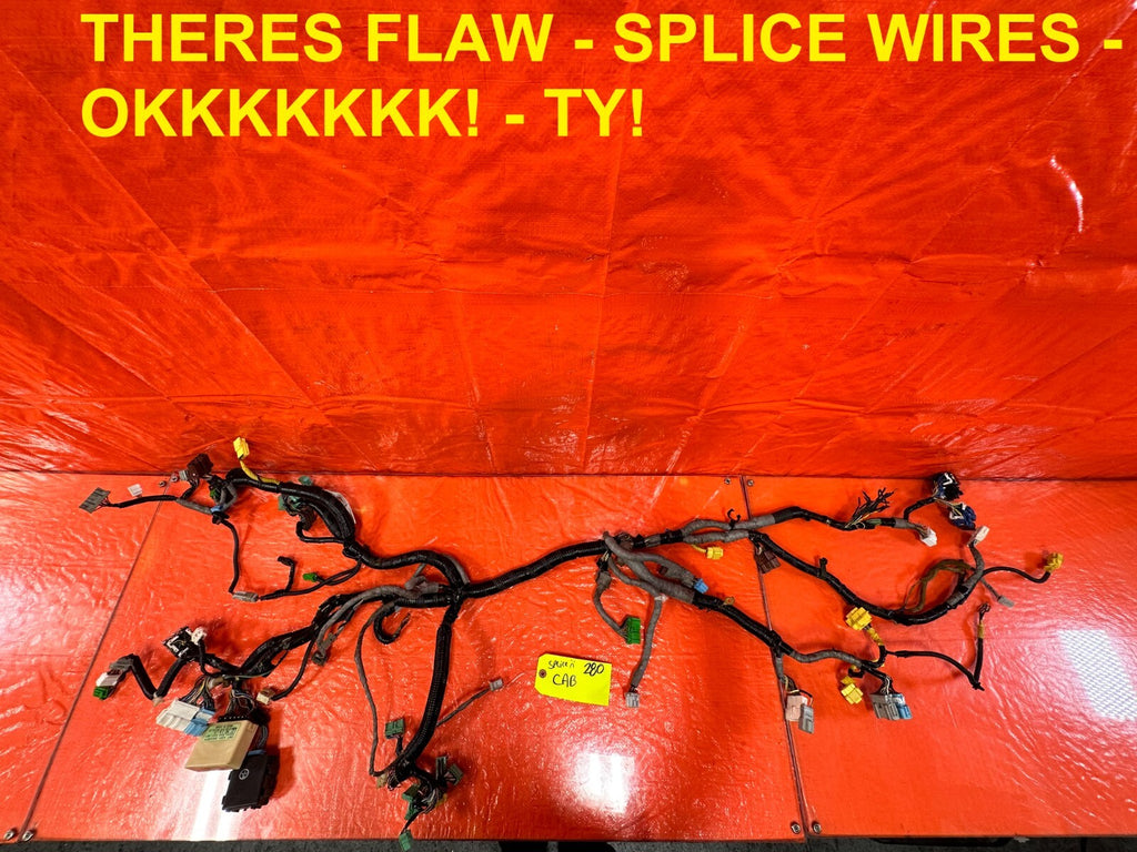 05 06 ACURA RSX   INTERIOR FIREWALL CABIN WIRING WIRE HARNESS   OEM #2800