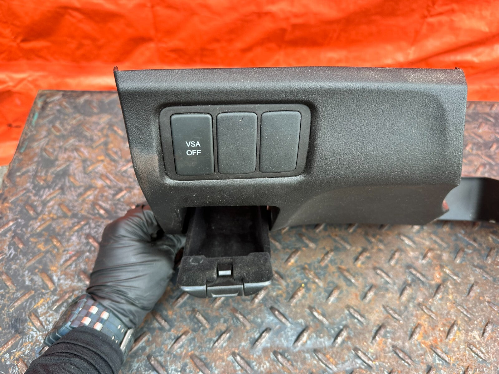 09 14 ACURA TSX   KNEE TRIM UNDER STEERING COLUMN LOWER COVER   BLACK   OEM #2796