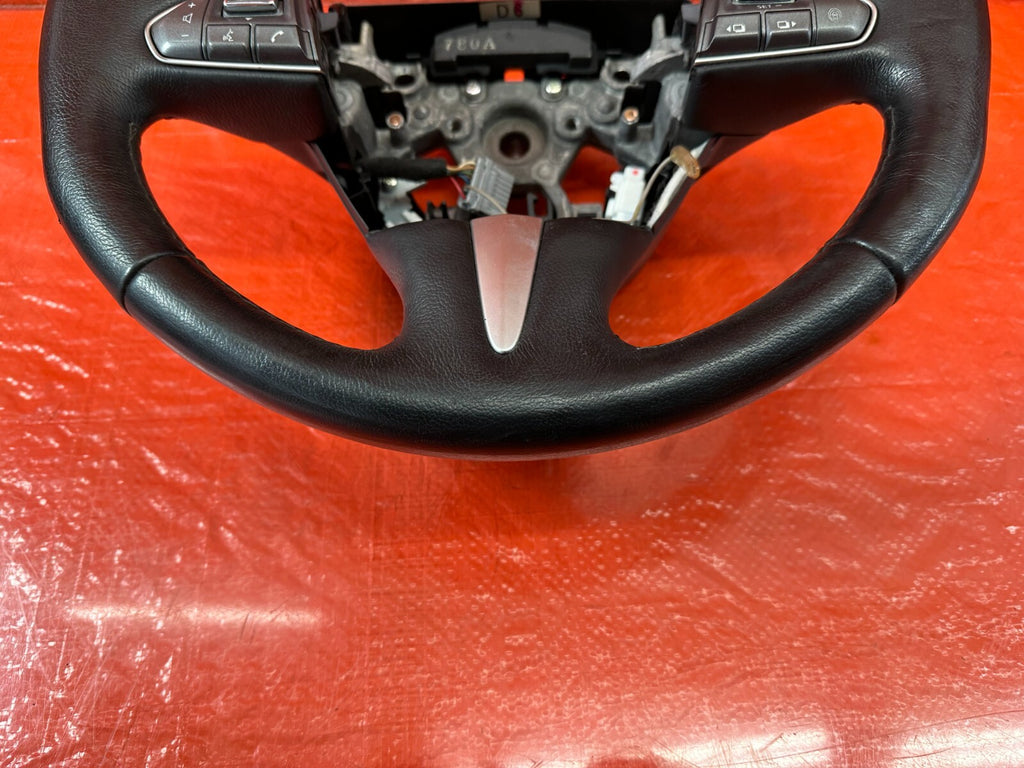2016 16 INFINITI Q50 RED SPORT 400 RWD   STEERING WHEEL   NON HEATED   OEM #2154