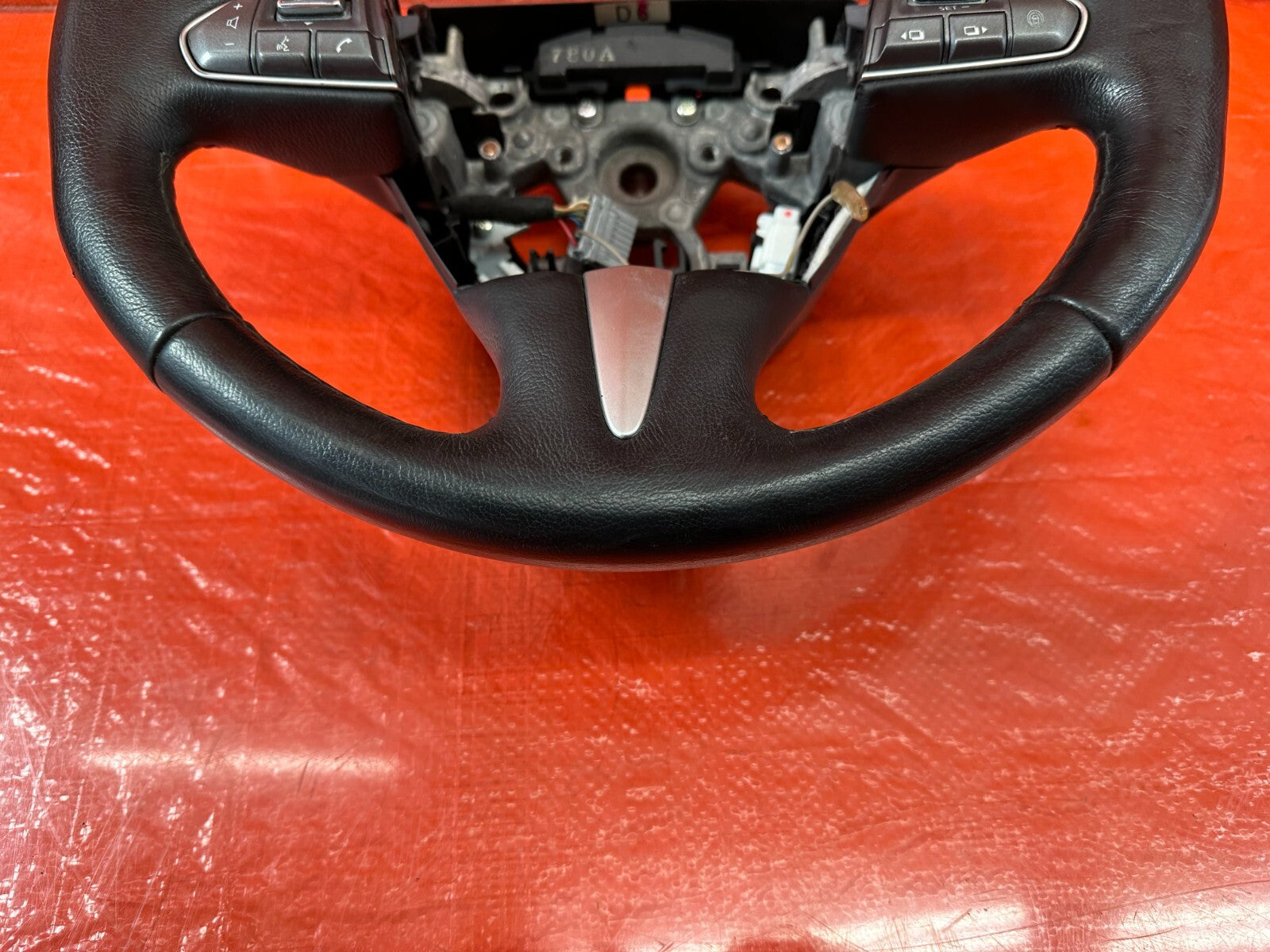 2016 16 INFINITI Q50 RED SPORT 400 RWD   STEERING WHEEL   NON HEATED   OEM #2154