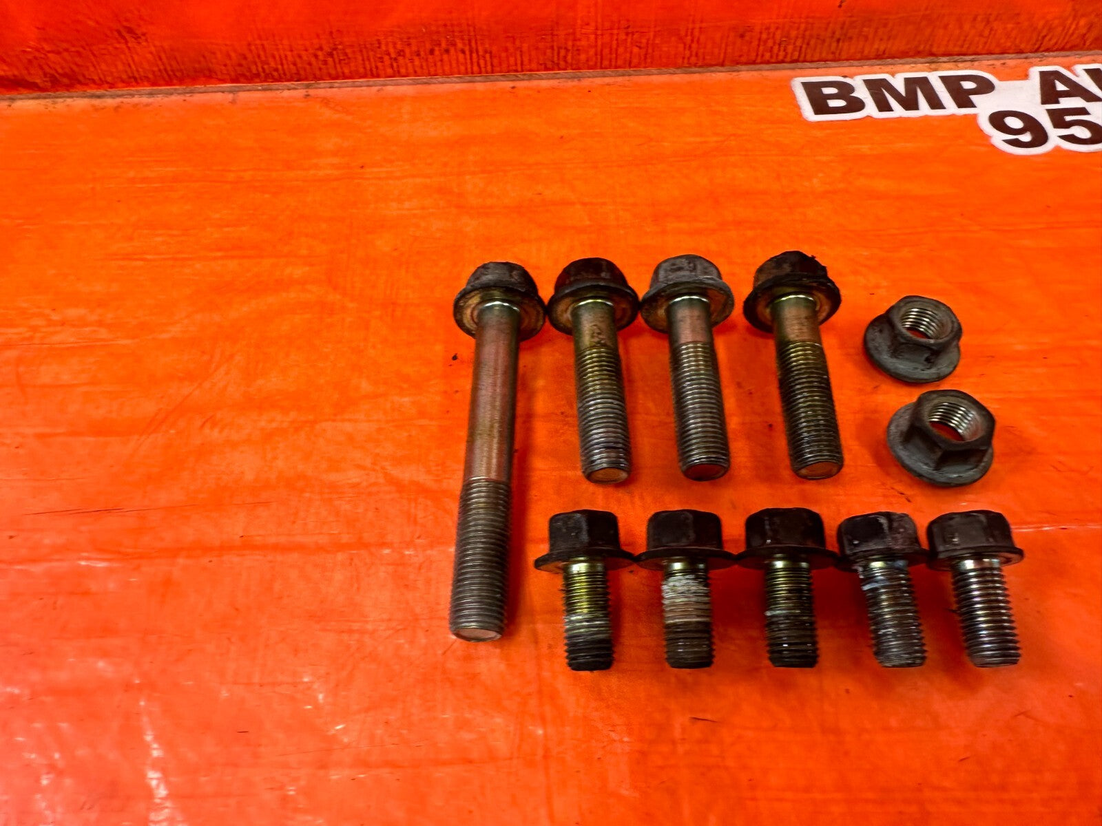 09 14 ACURA TSX   FRONT ENGINE MOTOR MOUNT BOLTS HARDWARE   OEM #2553