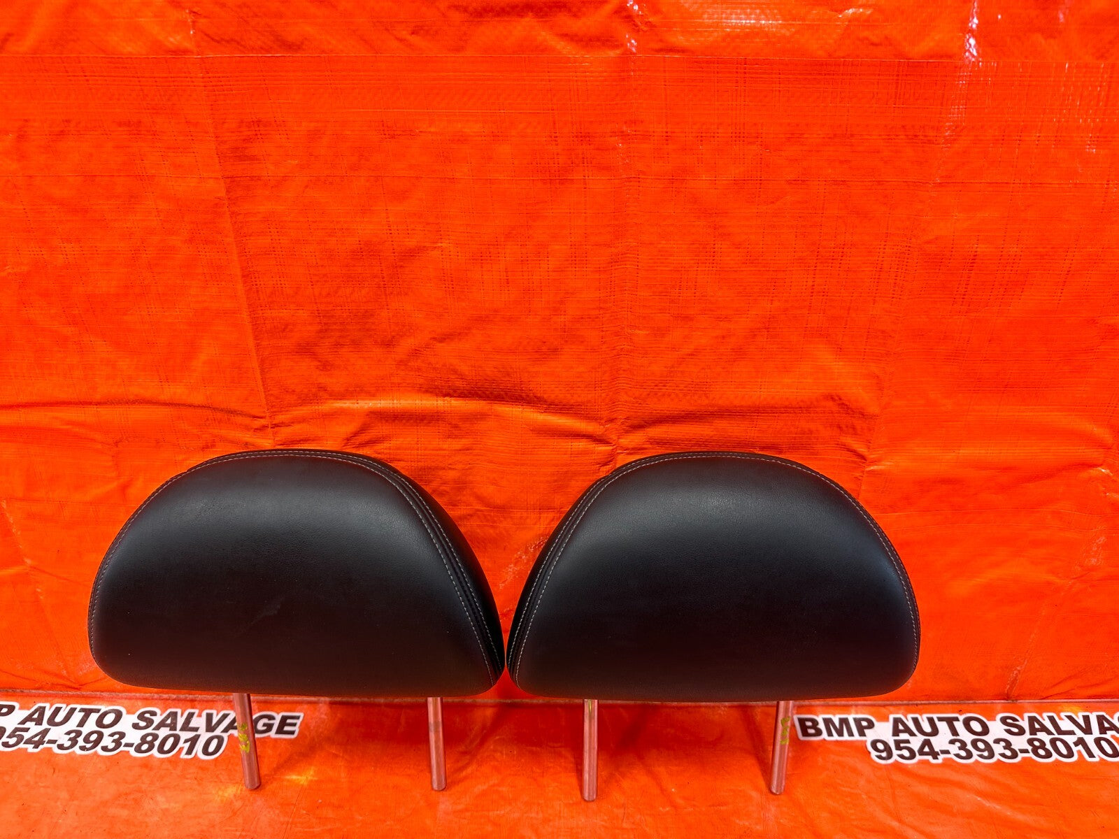 08 15 INFINITI G37 & Q60 2D COUPE FRONT SEAT HEAD REST LEFT AND RIGHT   OEM 2454
