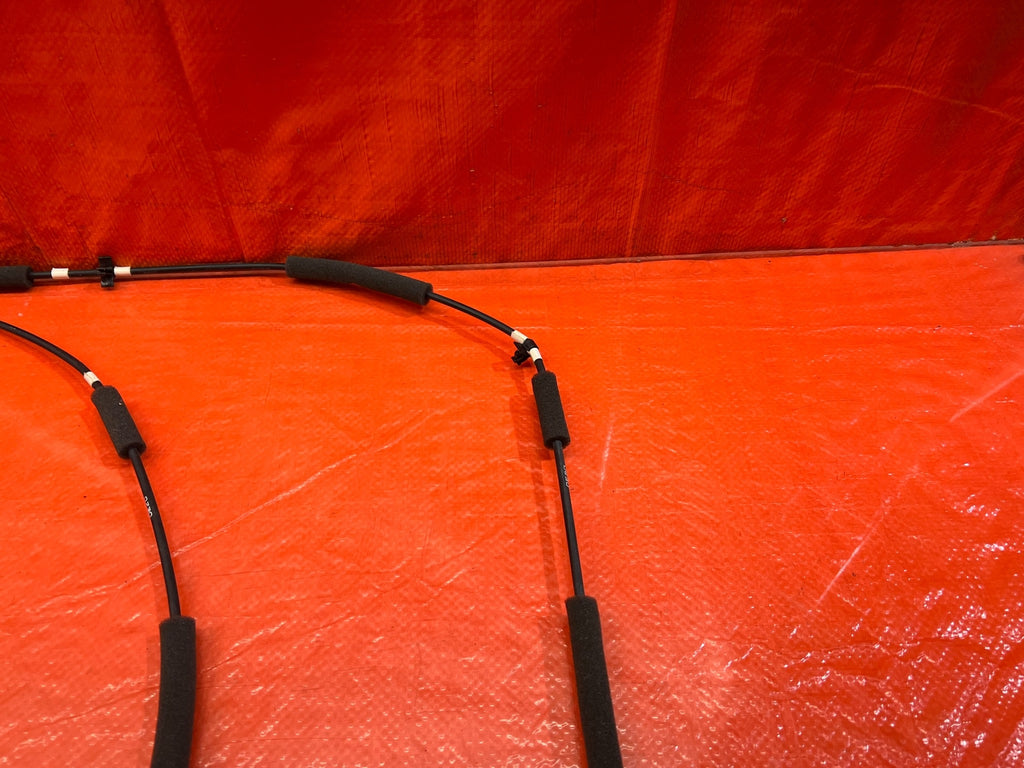 09 14 ACURA TSX LEFT & RIGHT REAR SEAT RECLINIG RELEASE CABLES W PULL HANDLE 16710
