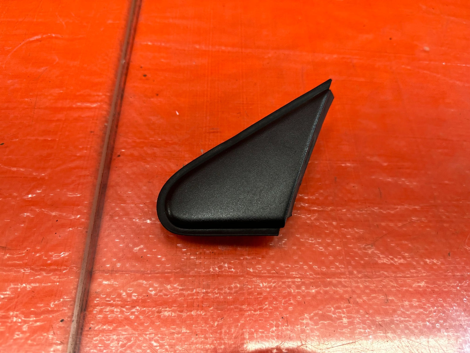 08 15 LANCER EVOLUTION X EVO 10   LEFT EXTERIOR MIRROR TRIM COVER PLASTIC #2174