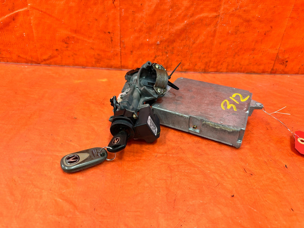 04 05 ACURA TSX   ENGINE COMPUTER ECU W/ MATCHING IGNITION SWITCH OEM #3123