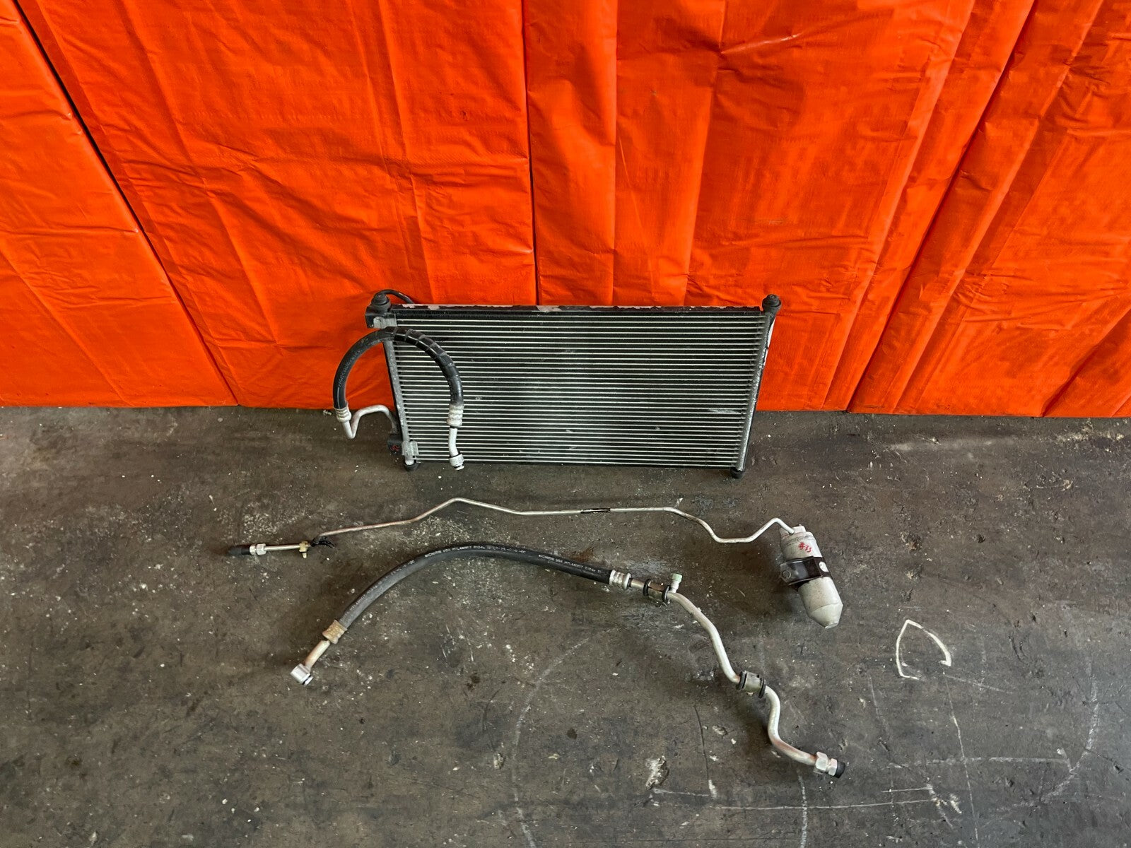 98 00 HONDA ACCORD   3.0L V6   HVAC AIR CONDITIONING AC LINE SET LINES CONDENSER8