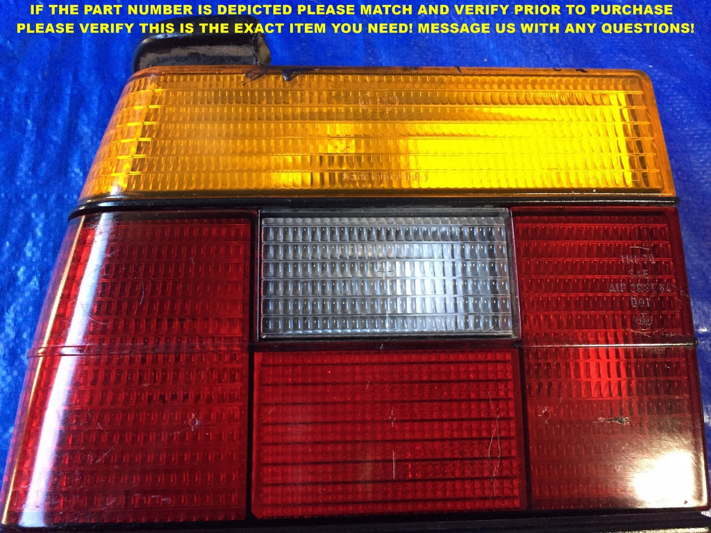 OEM 1984 1985 1986 1987 88 VOLKSWAGEN JETTA DRIVER LEFT TAIL LIGHT 165945112 #22
